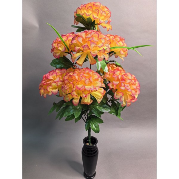 Букет ритуальный хризантем С99/1