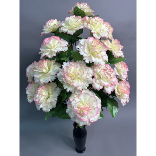 Букет ритуальный гвоздики декоративной С109